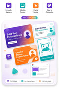 LinkedIn Profile & Banner Templates Pack