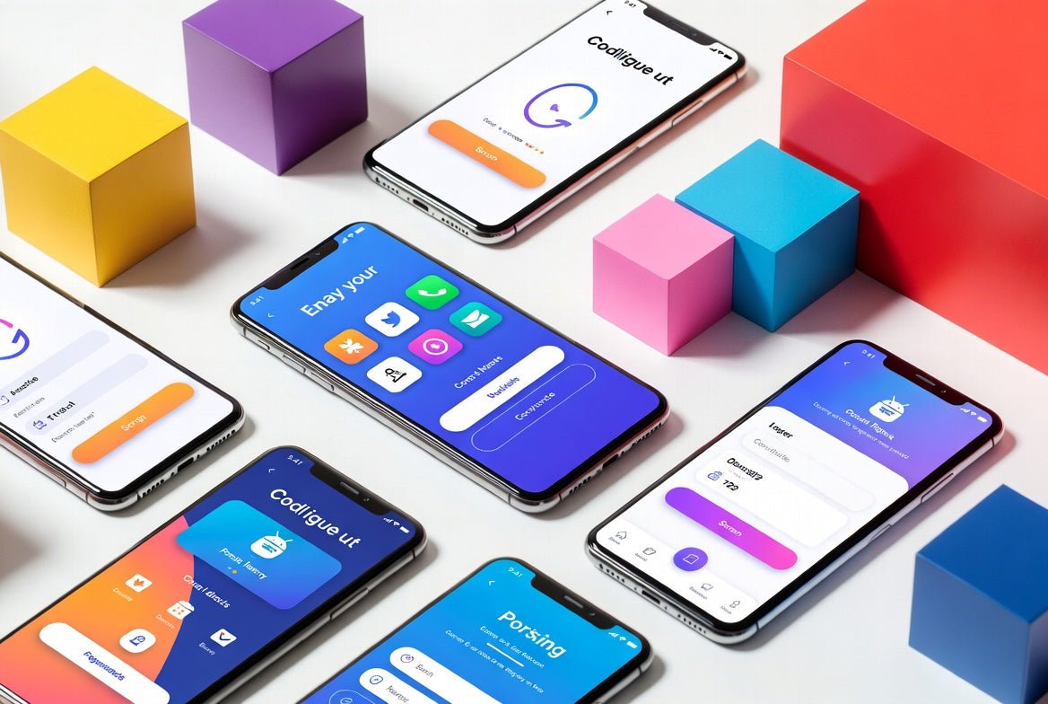 Mobile App UI Kit (iOS + Android)